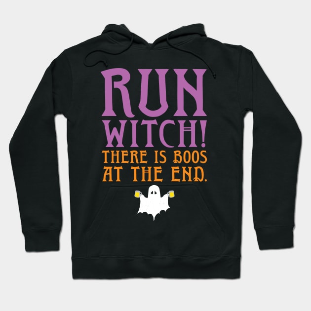 Halloween Workout Tank - Run Witch! Hoodie by PodDesignShop